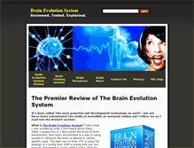 Tablet Screenshot of brainevolutionsystem.net